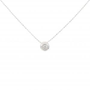 K18WG ダイヤモンド ネックレス 0.10CT