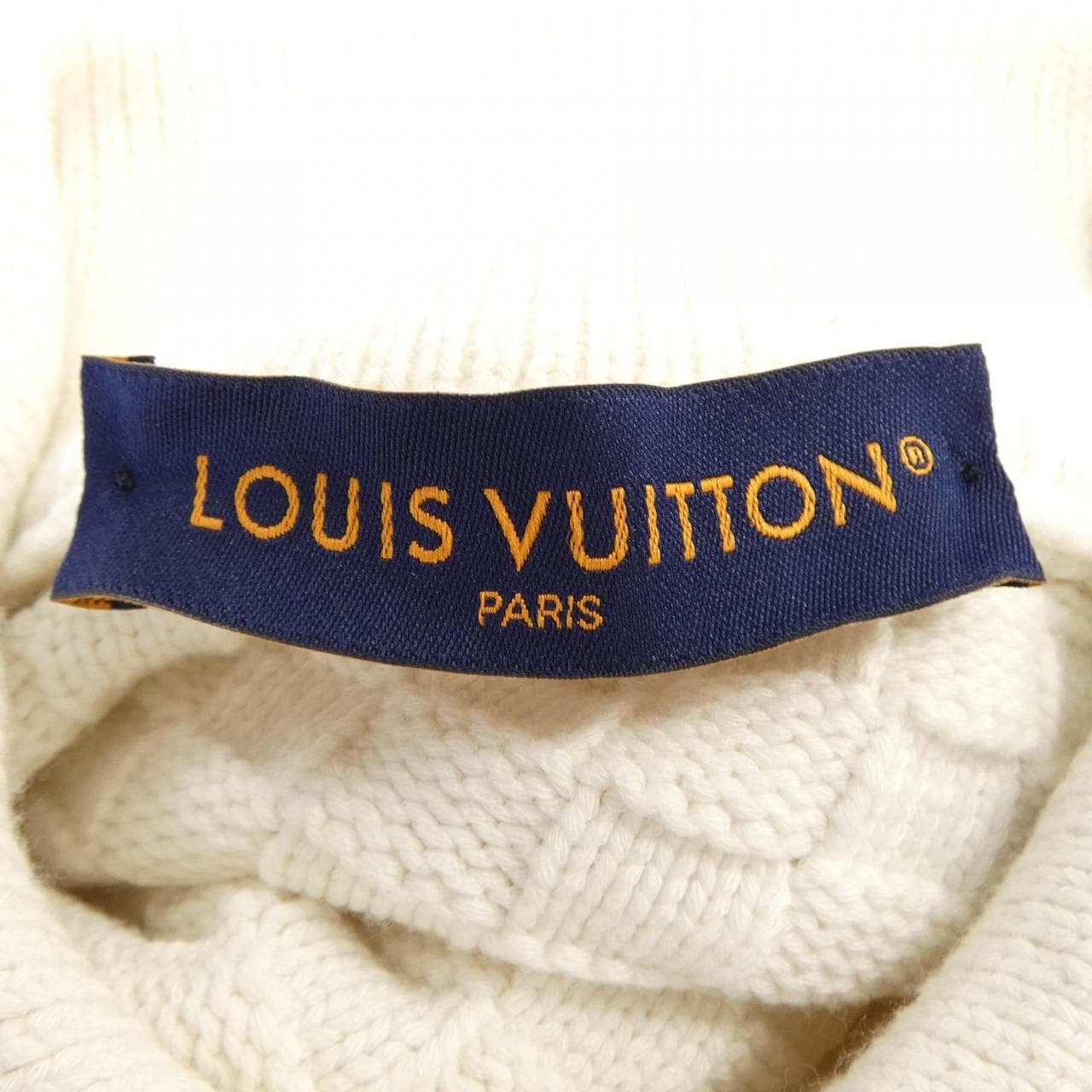 ルイヴィトン LOUIS VUITTON LVダミエウールブレンドプルオーバー HPN63WTZ8 ニット