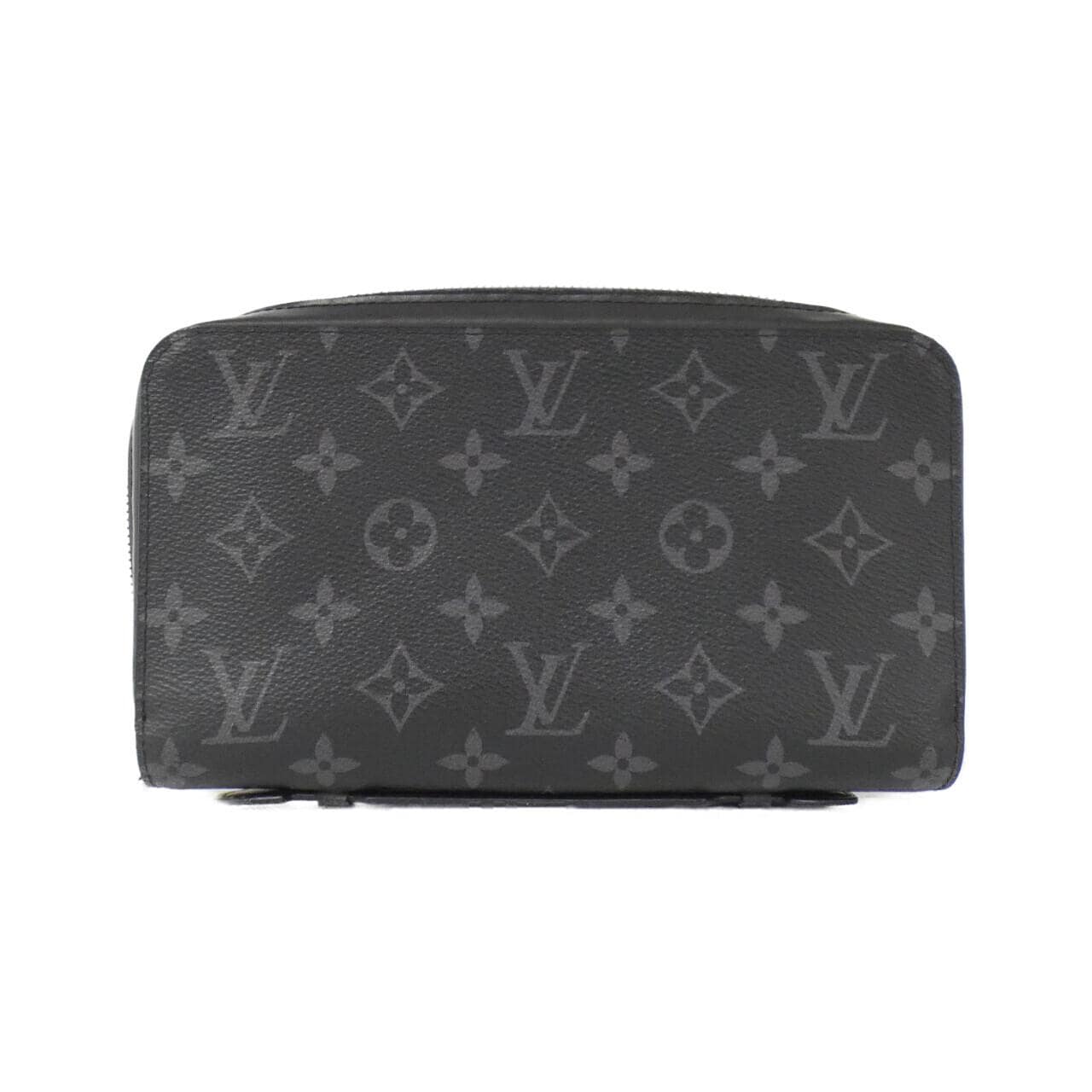 LOUIS VUITTON Monogram Eclipse拉链XL M61698 钱包