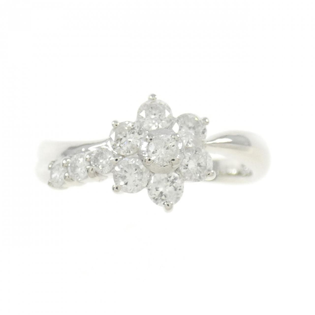 PT フラワー ダイヤモンド リング 0.50CT