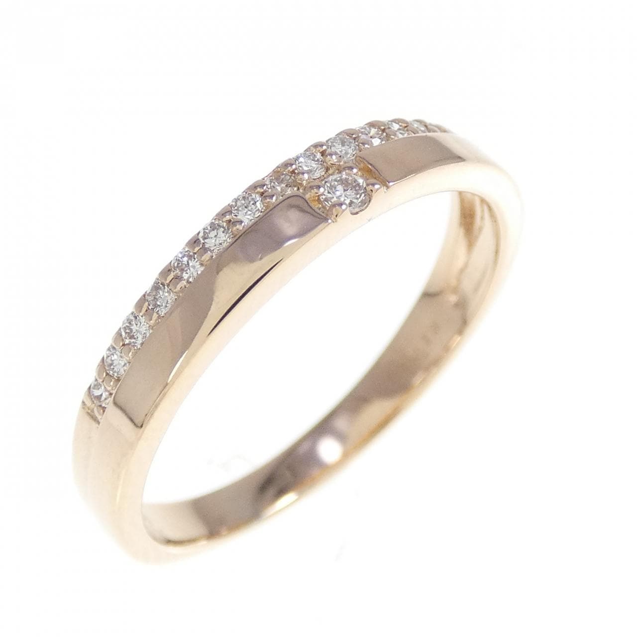 K18PG ダイヤモンド リング 0.13CT