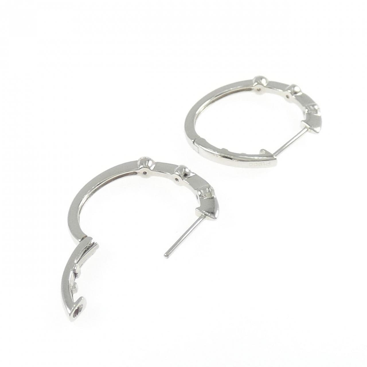 PT900 ダイヤモンド ピアス 0.50CT