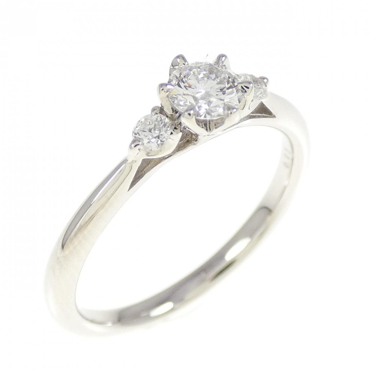 PT950 Diamond Ring 0.23CT D VVS1 3EXT