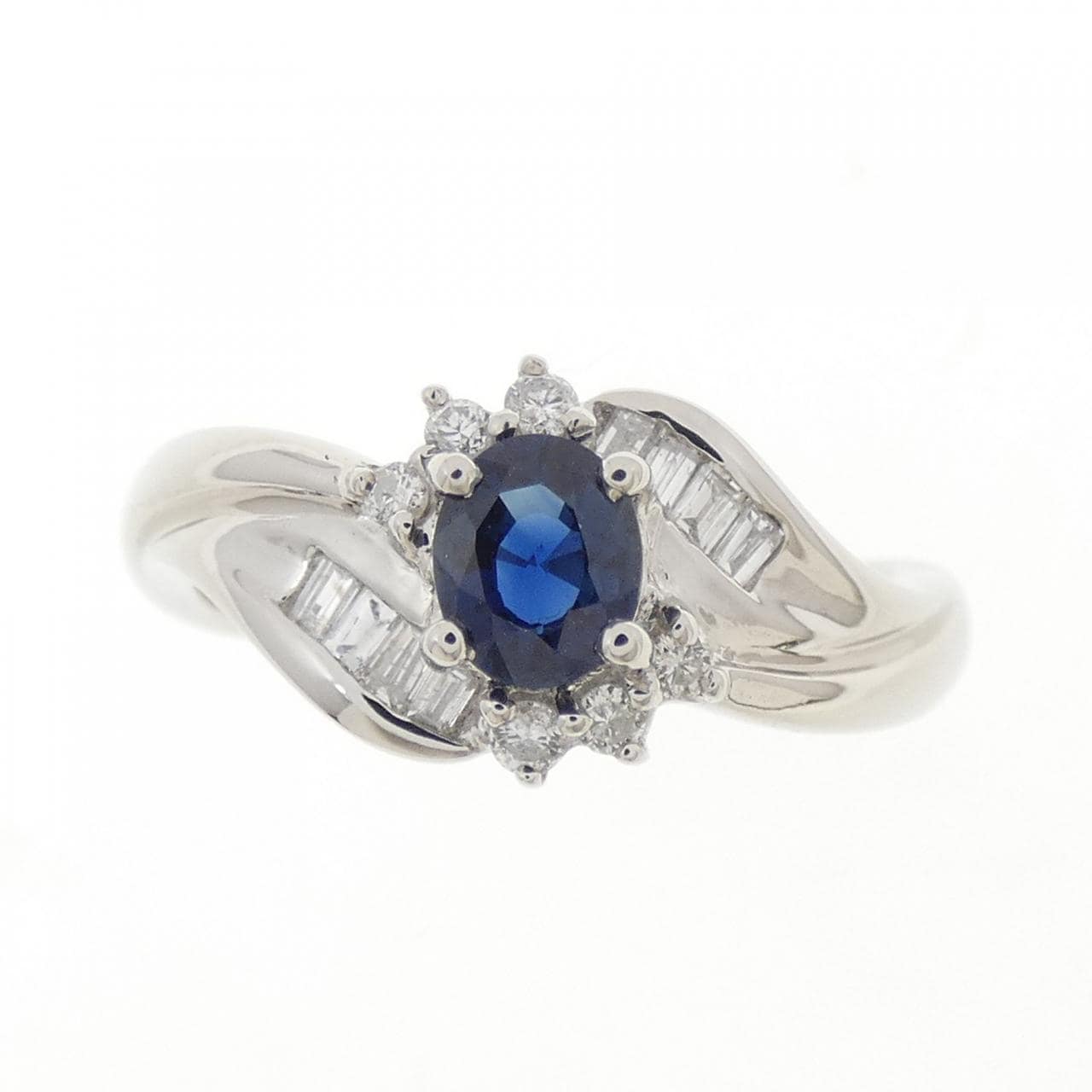 PT900 サファイヤ リング 0.50CT