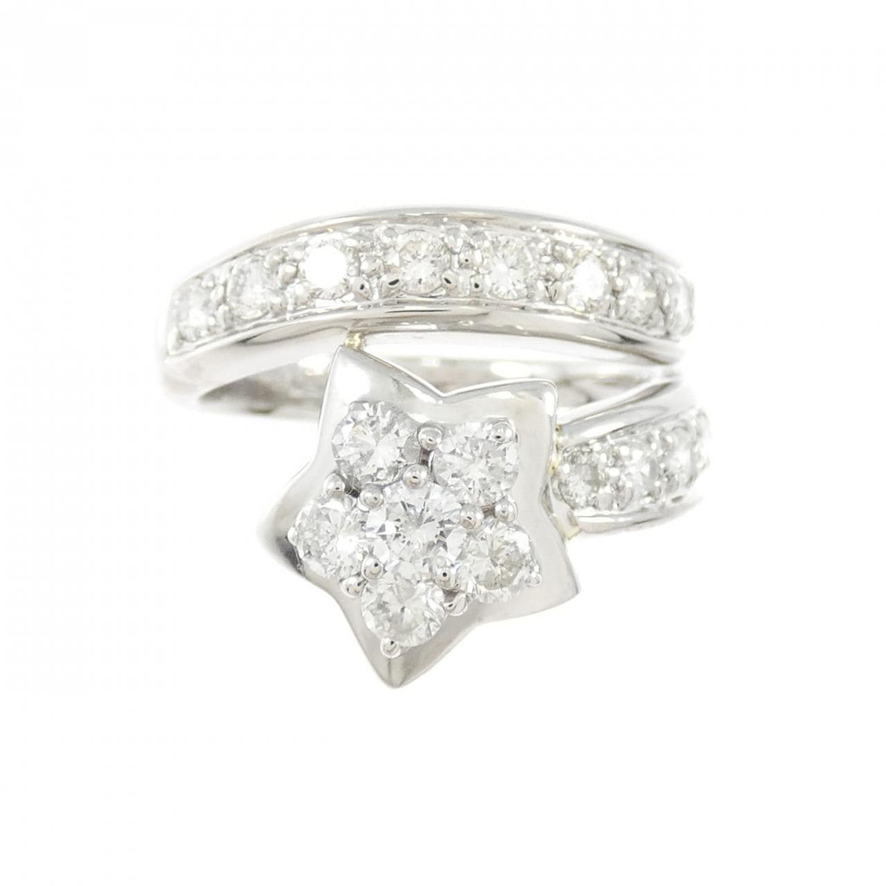PT900 スター ダイヤモンド リング 1.19CT