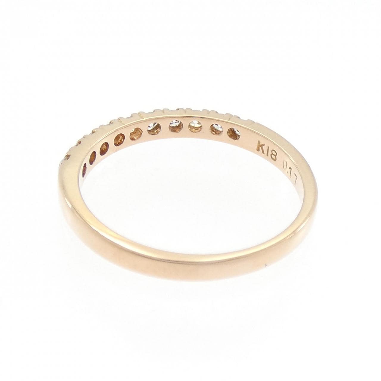 K18PG ダイヤモンド リング 0.17CT