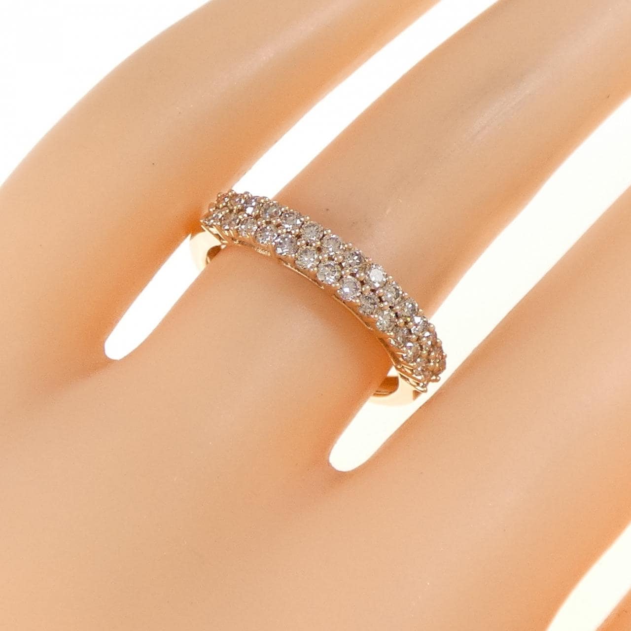 K18PG ダイヤモンド リング 0.52CT