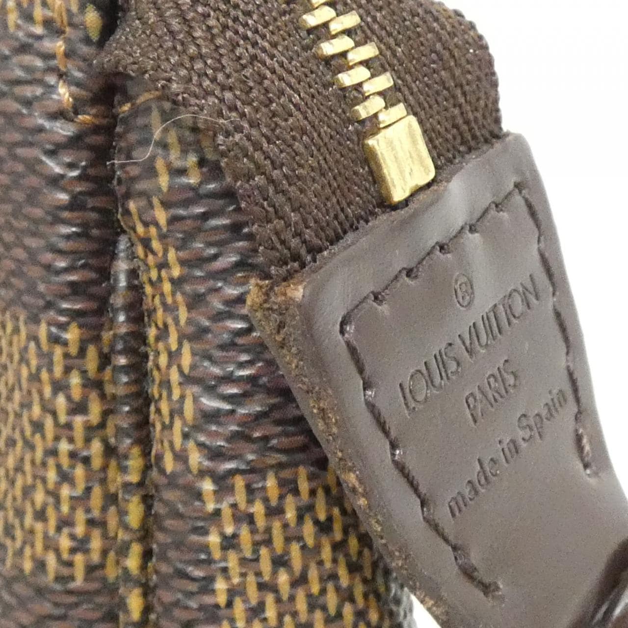 ルイヴィトン ダミエ ポシェット アクセソワール N51985 アクセサリーポーチ