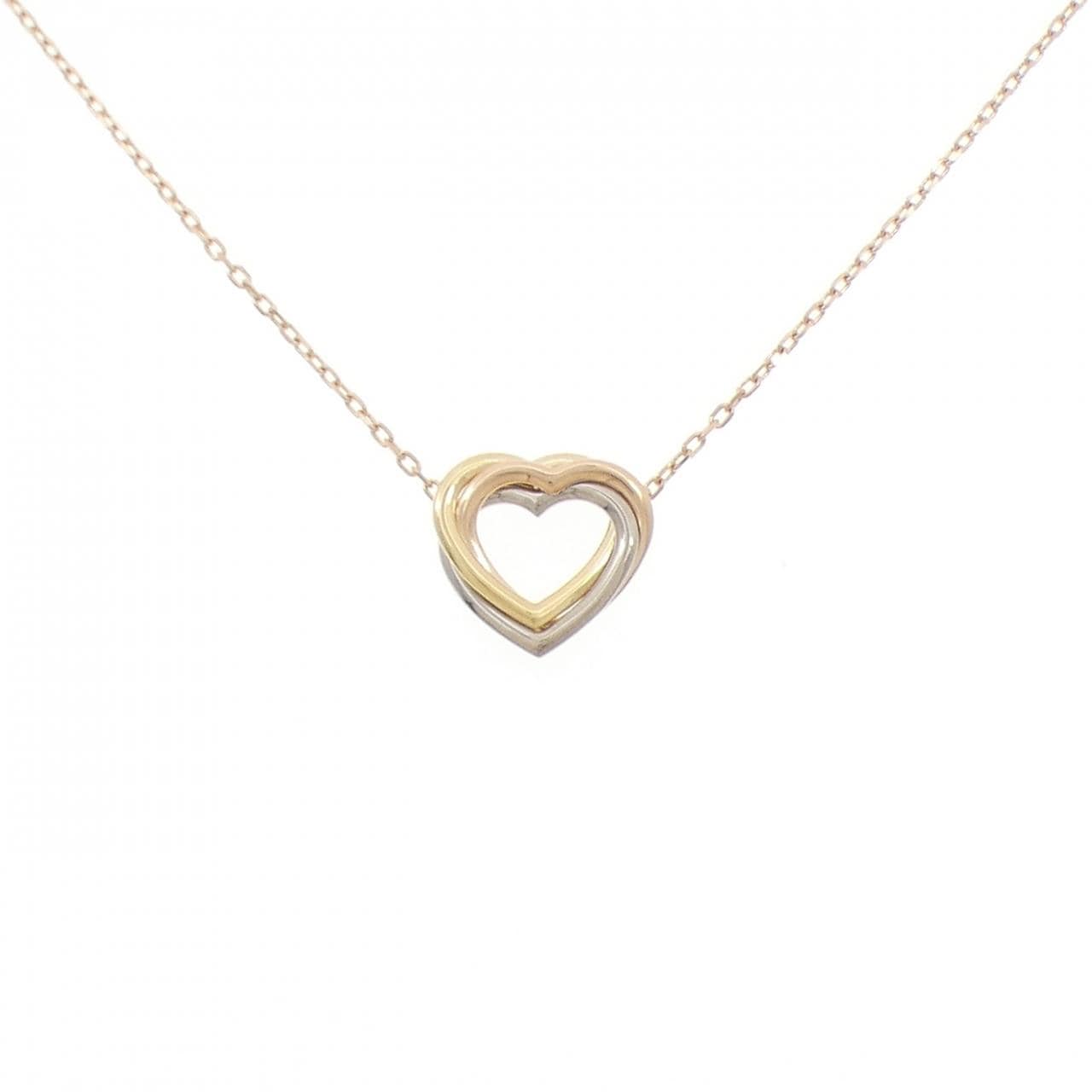 カルティエ トリニティ ハート ネックレス