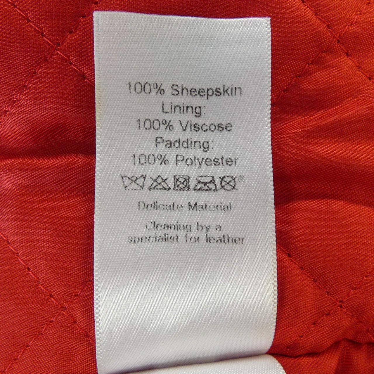 セリーヌ CELINE 2 5I90/4533 レザーライダースジャケット