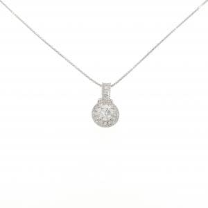 PT900/PT850 ダイヤモンド ネックレス 0.614CT G SI2 VG