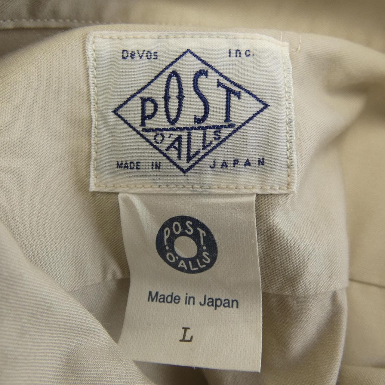 ポストオーバーオールズ POST O'ALLS 3225-MP1 ジャケット