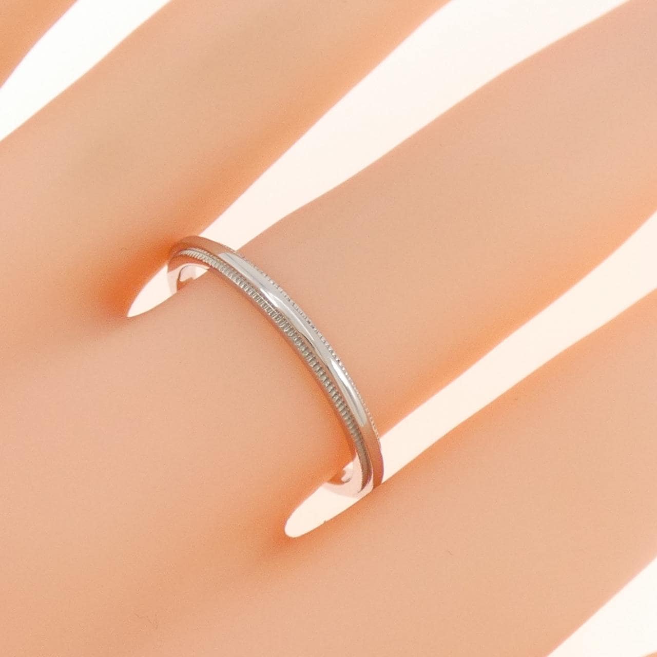 ティファニー ミルグレイン リング