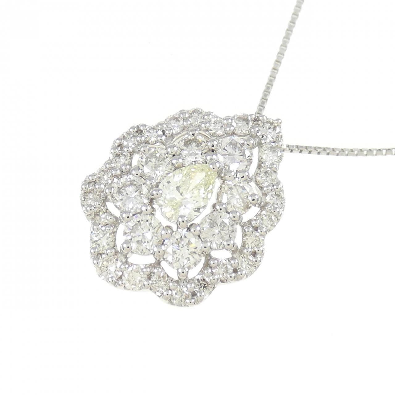 [BRAND NEW] PT Diamond Necklace 1.00CT