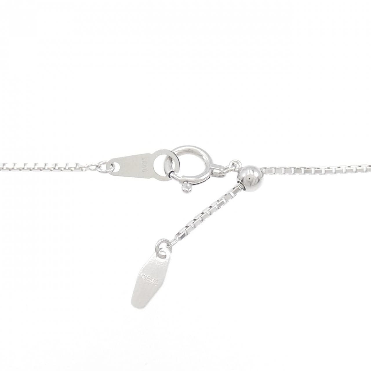 K18WG ダイヤモンド ネックレス 1.00CT