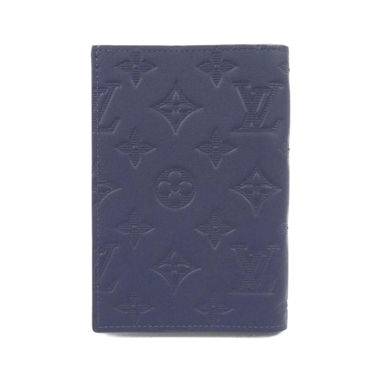 ルイヴィトン モノグラム シャドウ パスポートカバー クーヴェルテュール パスポール M14792 パスポートカバー