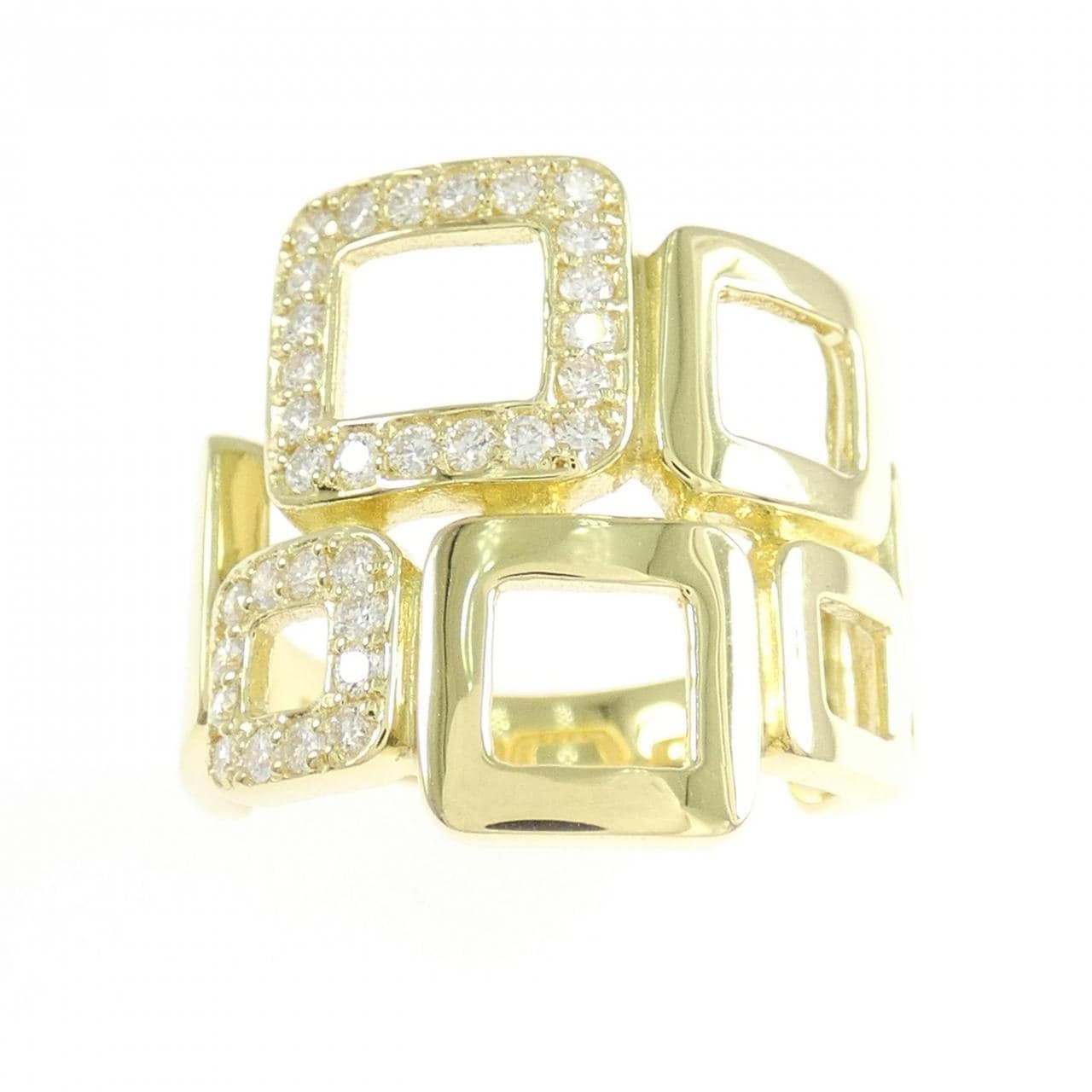 K18YG ダイヤモンド リング 0.33CT