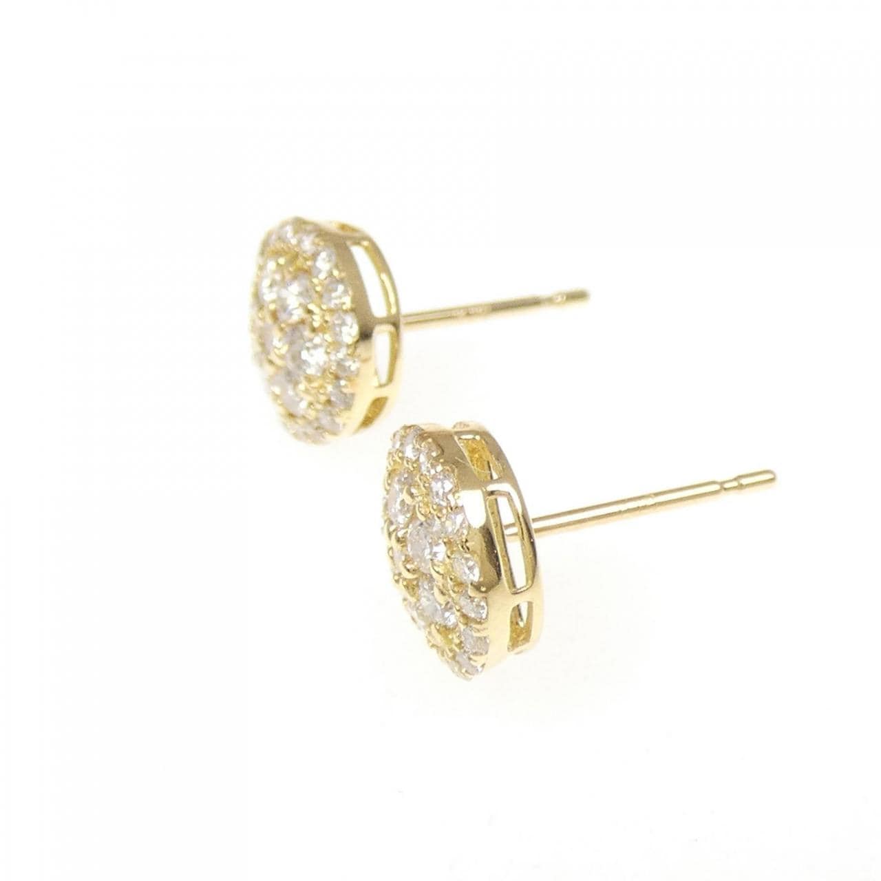 K18YG ダイヤモンド ピアス 0.50CT