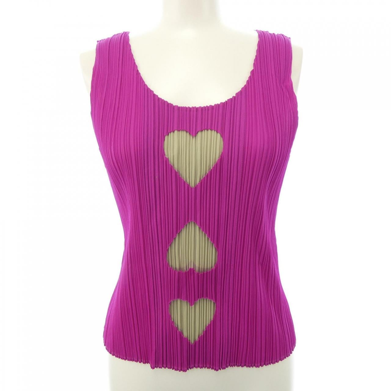 【ヴィンテージ】プリーツプリーズ PLEATS PLEASE 2006 ハート PP64-JK251 トップス