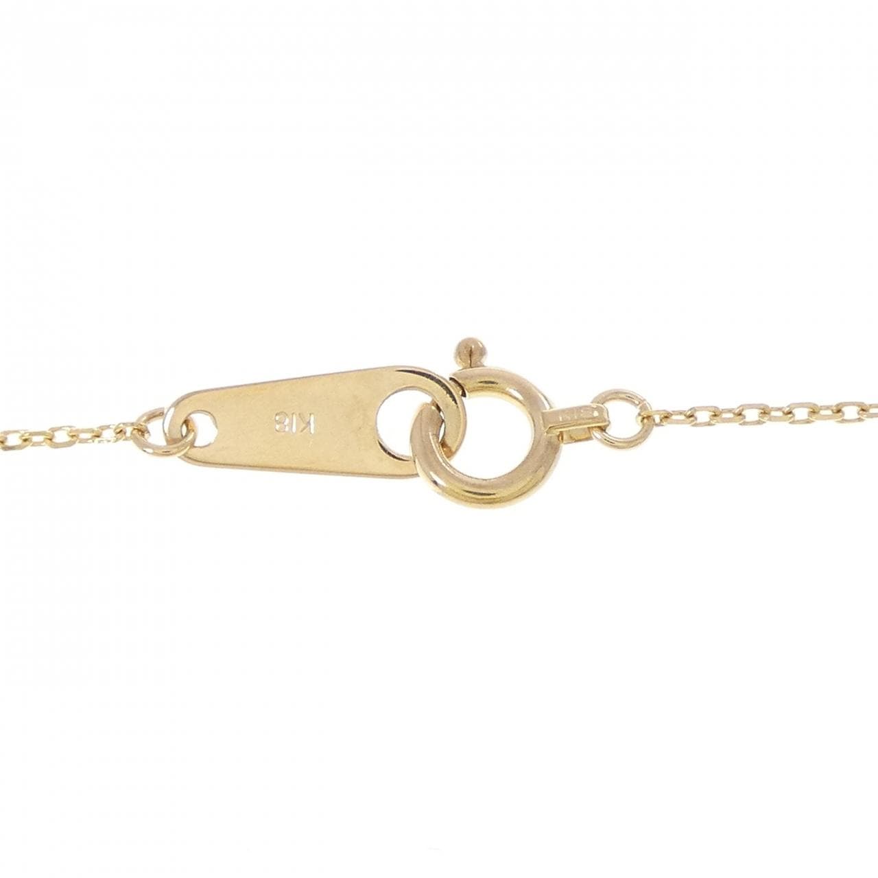 K18YG ハート ダイヤモンド ネックレス 0.13CT