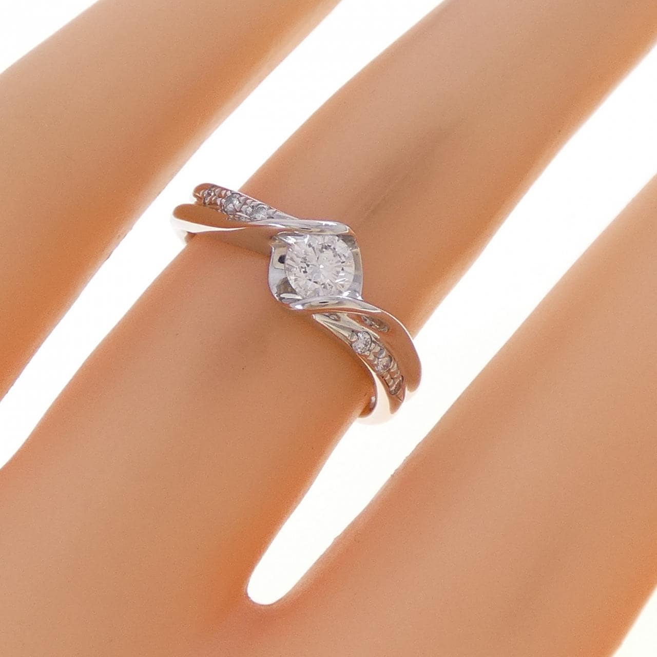 PT900 ダイヤモンド リング 0.218CT