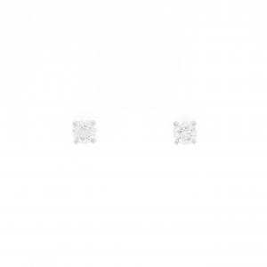PT950/PT900 ソリティア ダイヤモンド ピアス 0.28CT