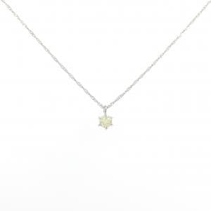 K18WG ダイヤモンド ネックレス 0.1CT