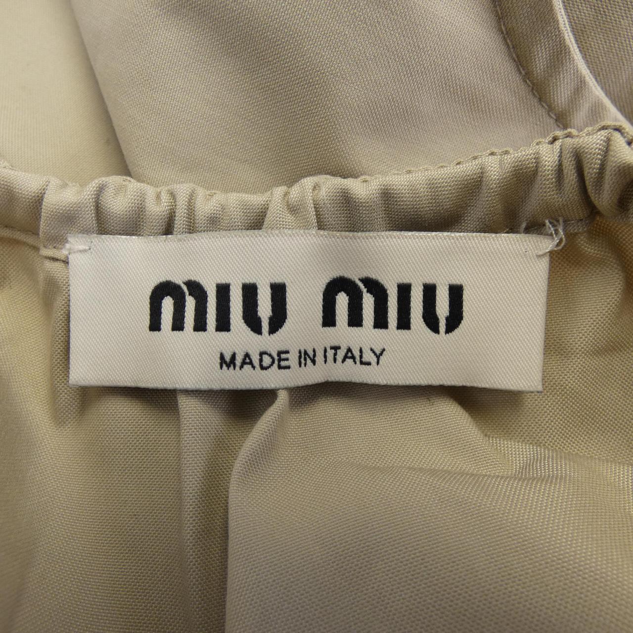 ミュウミュウ MIU MIU パマナコットン ドレス MF6414 SOOO 12NS ワンピース