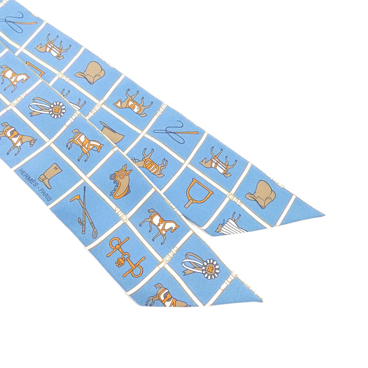 【未使用品】エルメス COUVERTURES ET TENUES ツイリー 061356S スカーフ