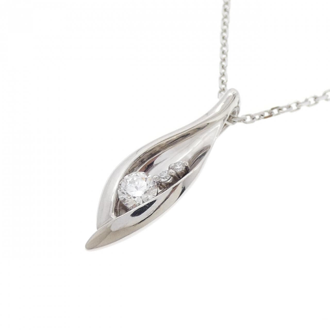 PT900/PT850 ダイヤモンド ネックレス 0.256CT