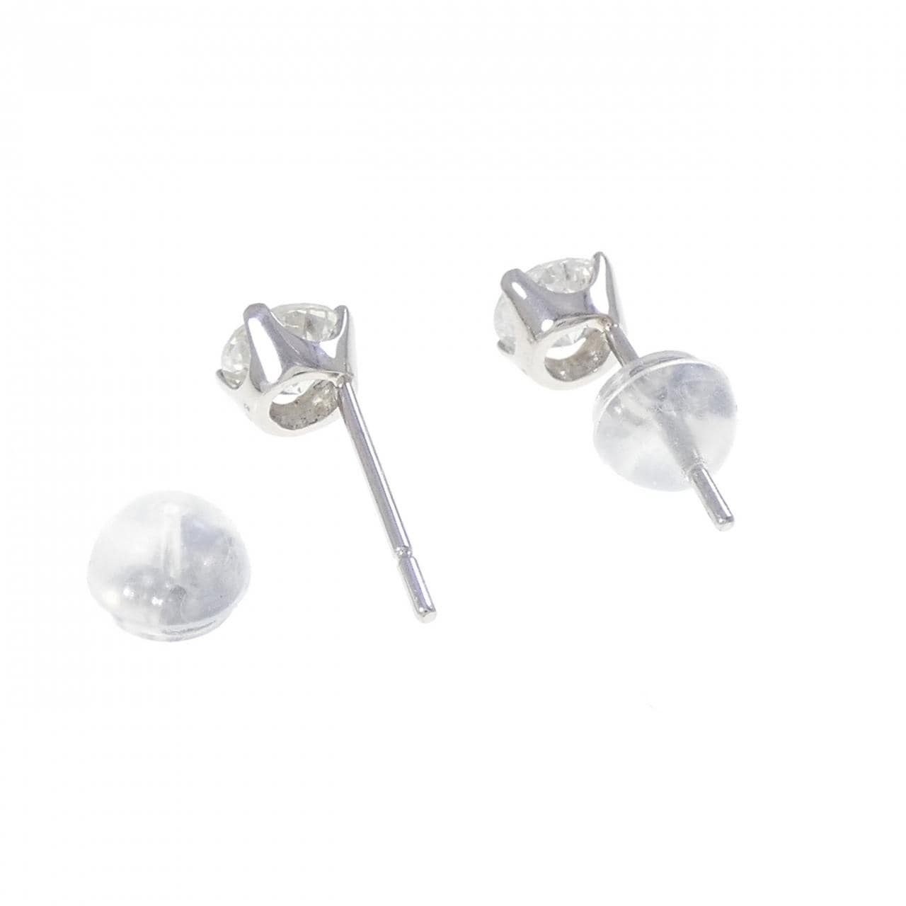 PT900 ダイヤモンド ピアス 0.84CT