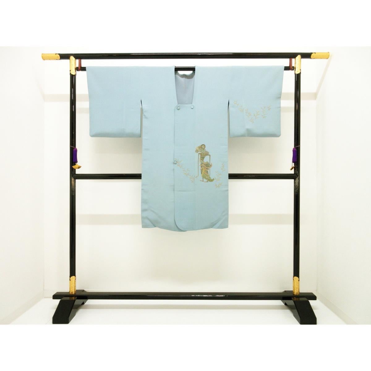 道行コート　友禅金彩加工　セミロング