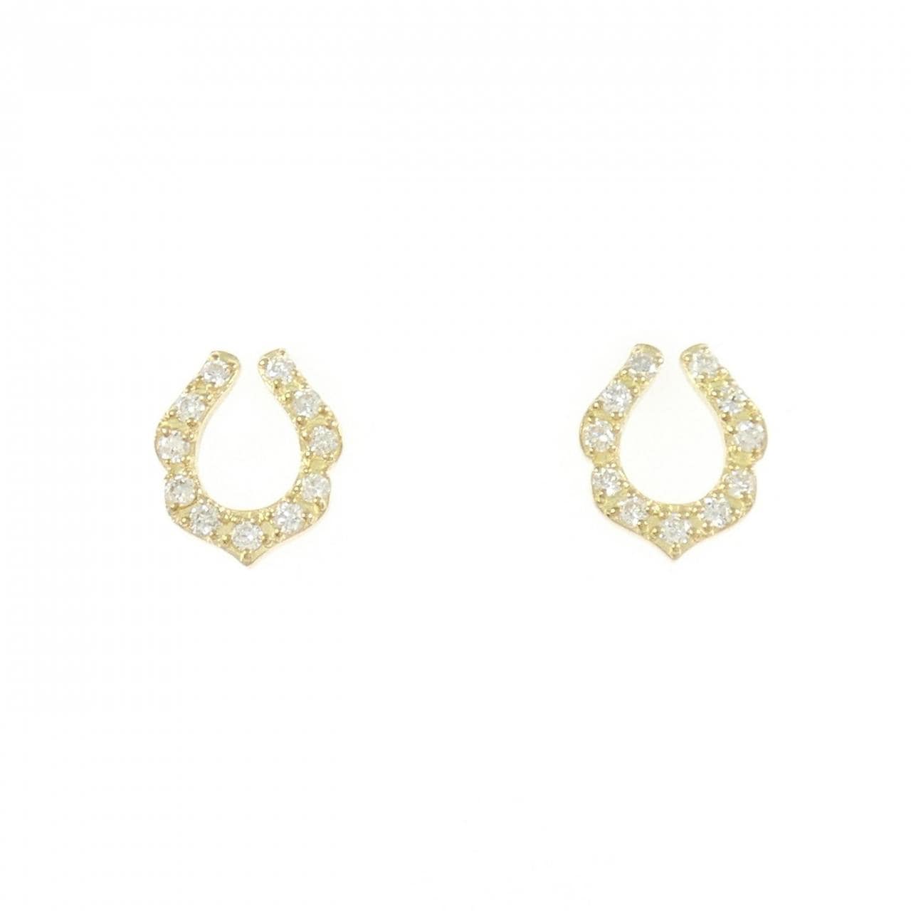 【リメイク】K18YG ダイヤモンド ピアス 0.20CT