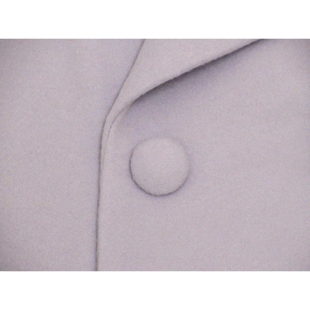 【新品】お洒落コート カシミヤ混 ヘチマ衿