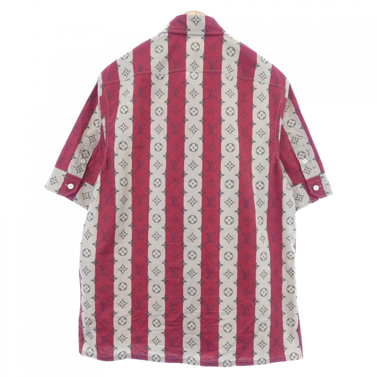 ルイヴィトン LOUIS VUITTON モノグラムトランクストライプショートスリーブ NIGO 日本限定 HMS05WJB8 S/Sシャツ