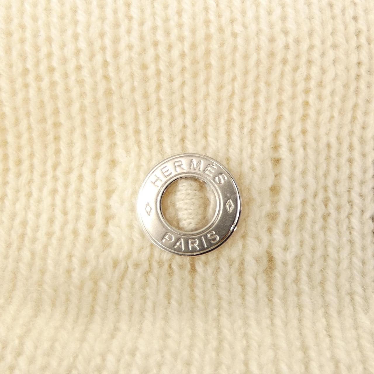 エルメス HERMES カナディアンボタン 5E2727D1 カーディガン