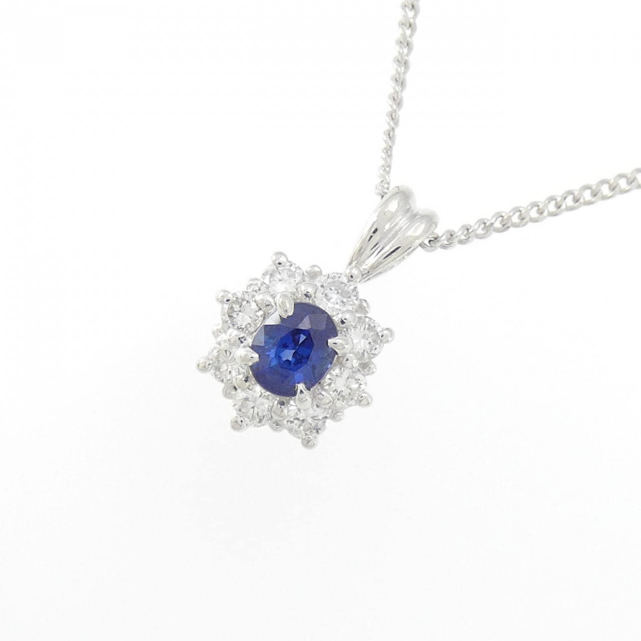PT900/PT850 サファイヤ ネックレス 0.46CT