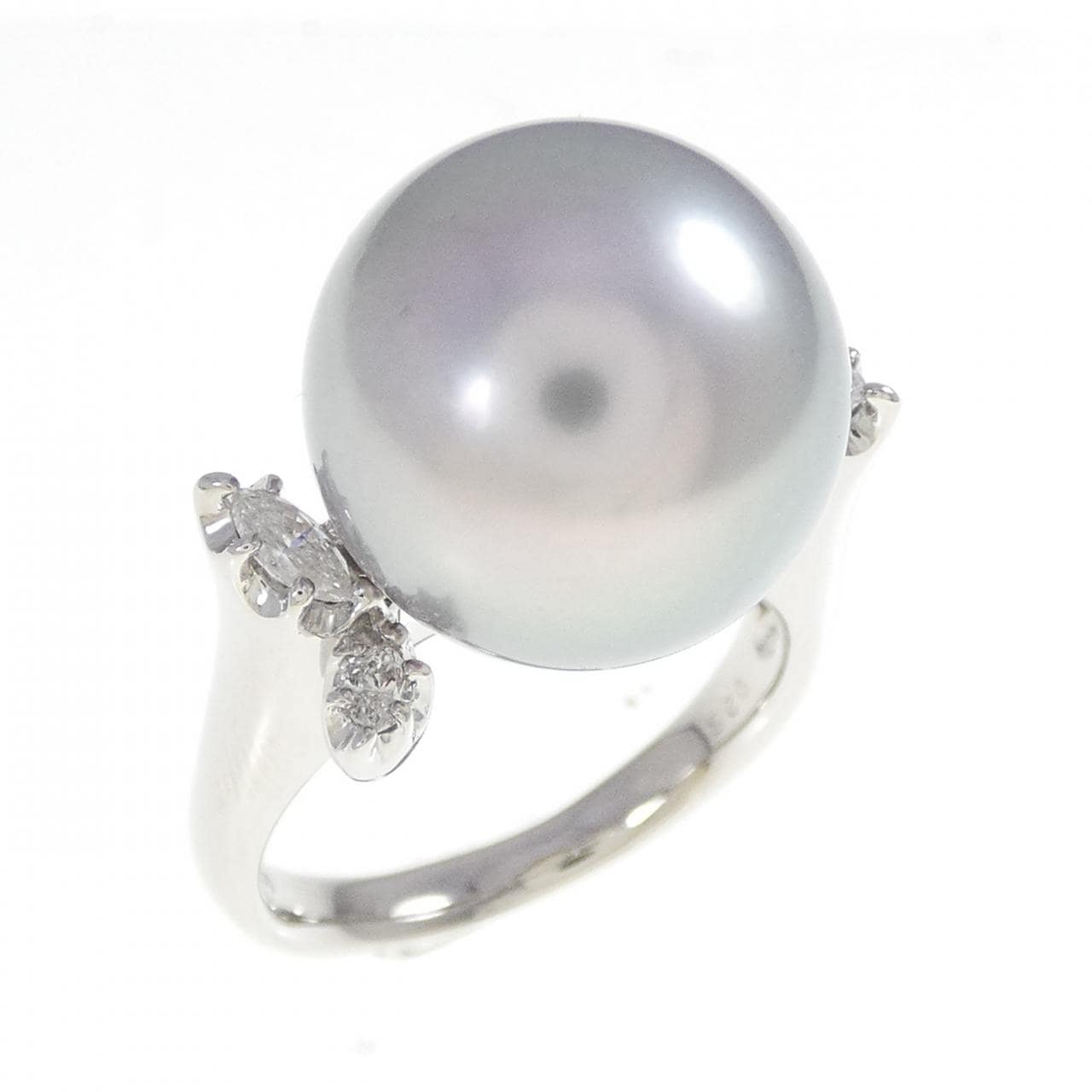 PT900 黒蝶パール リング 14mm