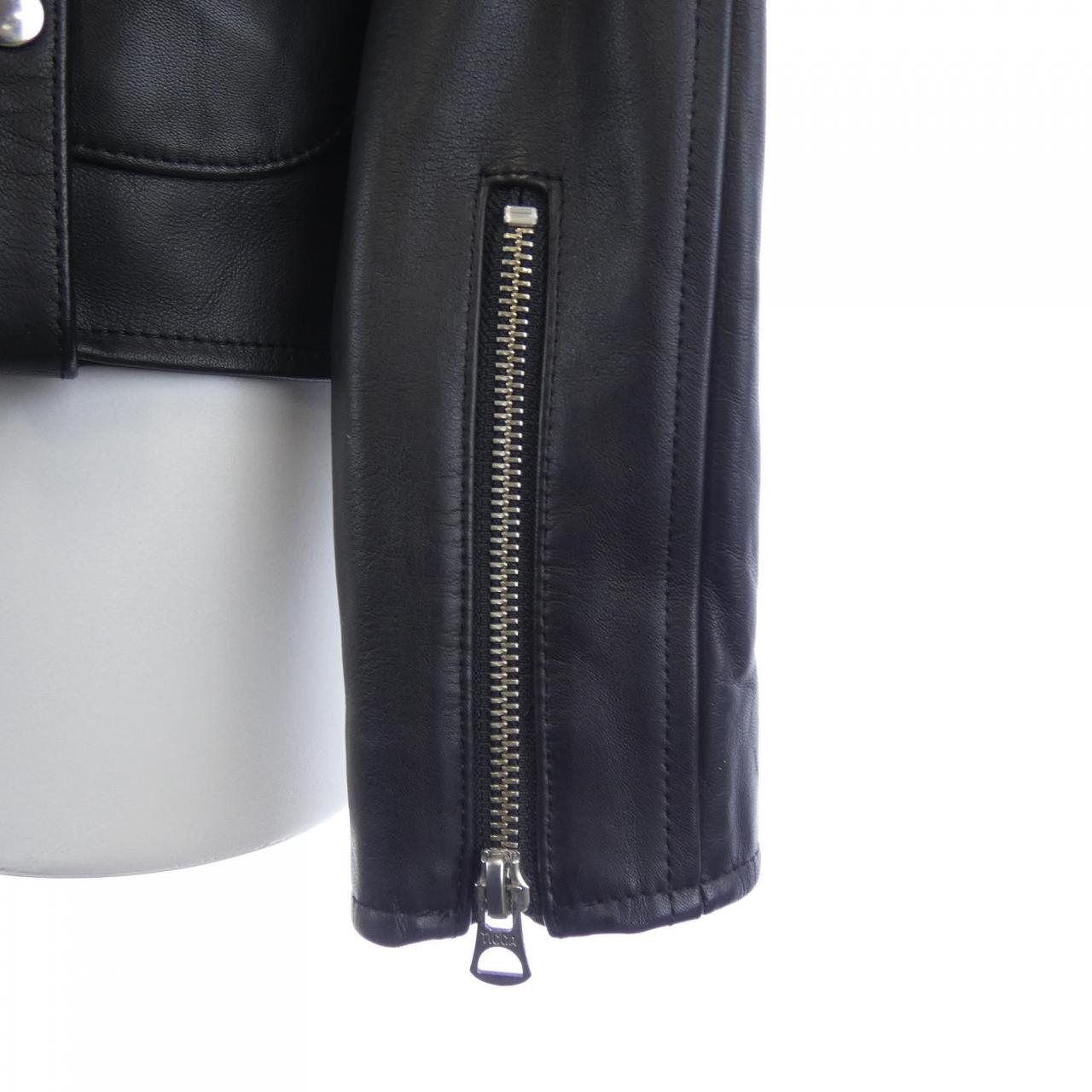 ティッカ TICCA レザーライダースジャケット