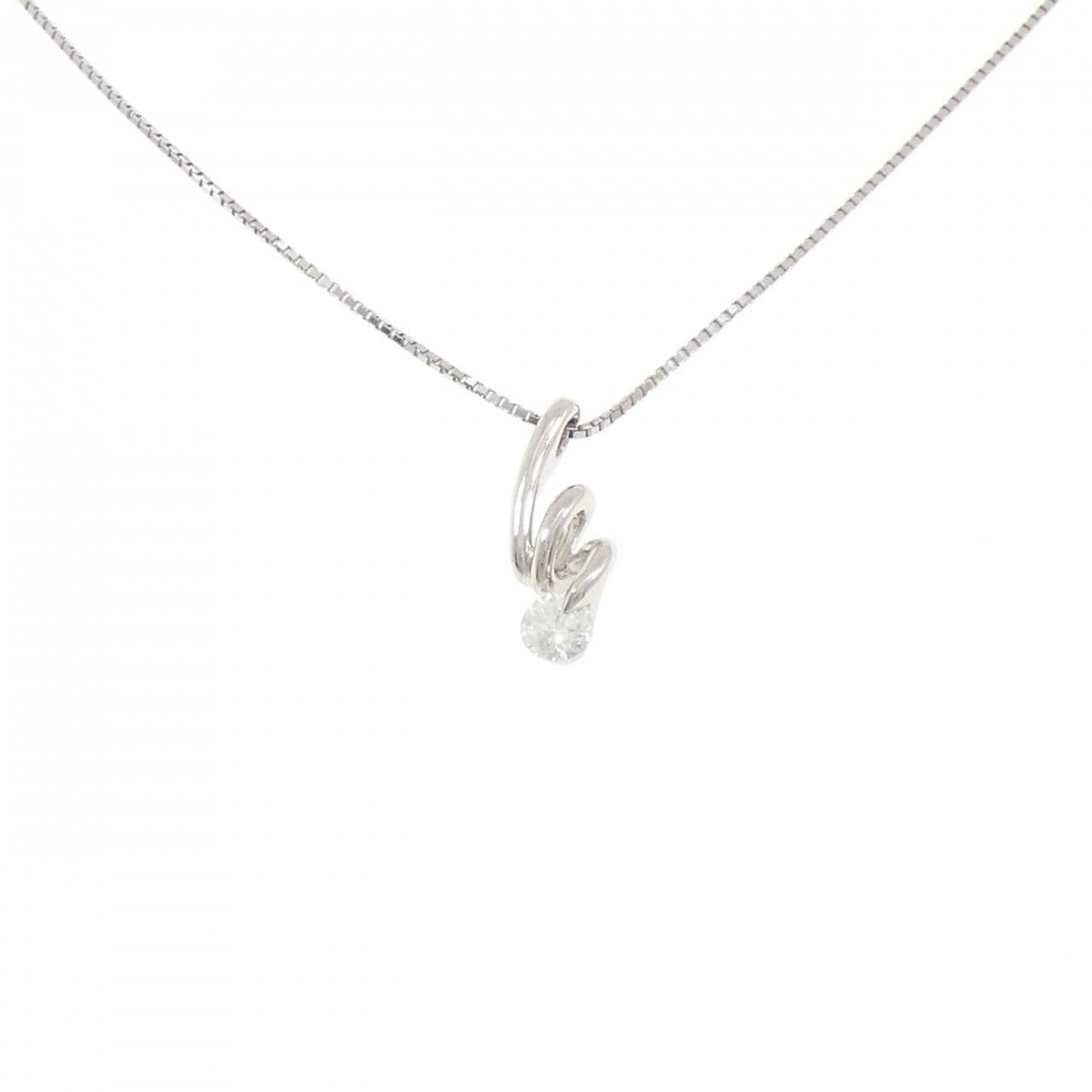 PT900/PT850 ダイヤモンド ネックレス 0.344CT
