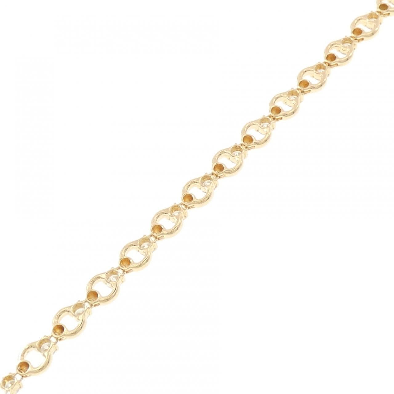 K18YG ダイヤモンド ブレスレット 2.03CT