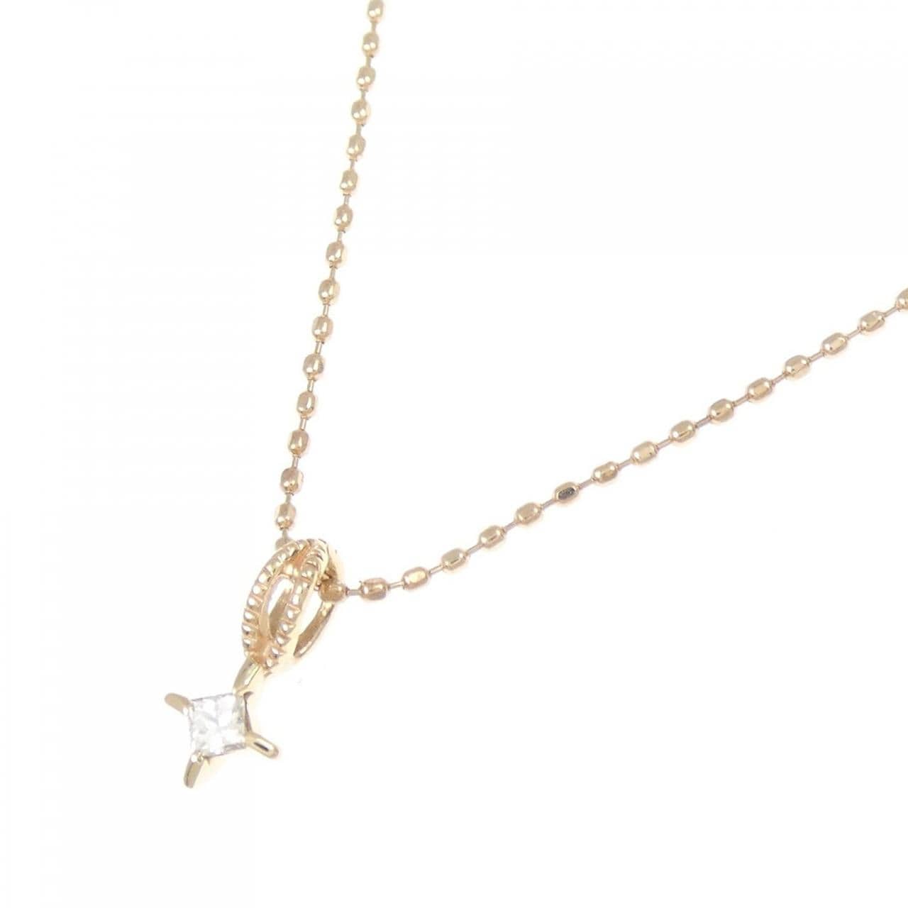 Agete Diamond Necklace 0.03CT