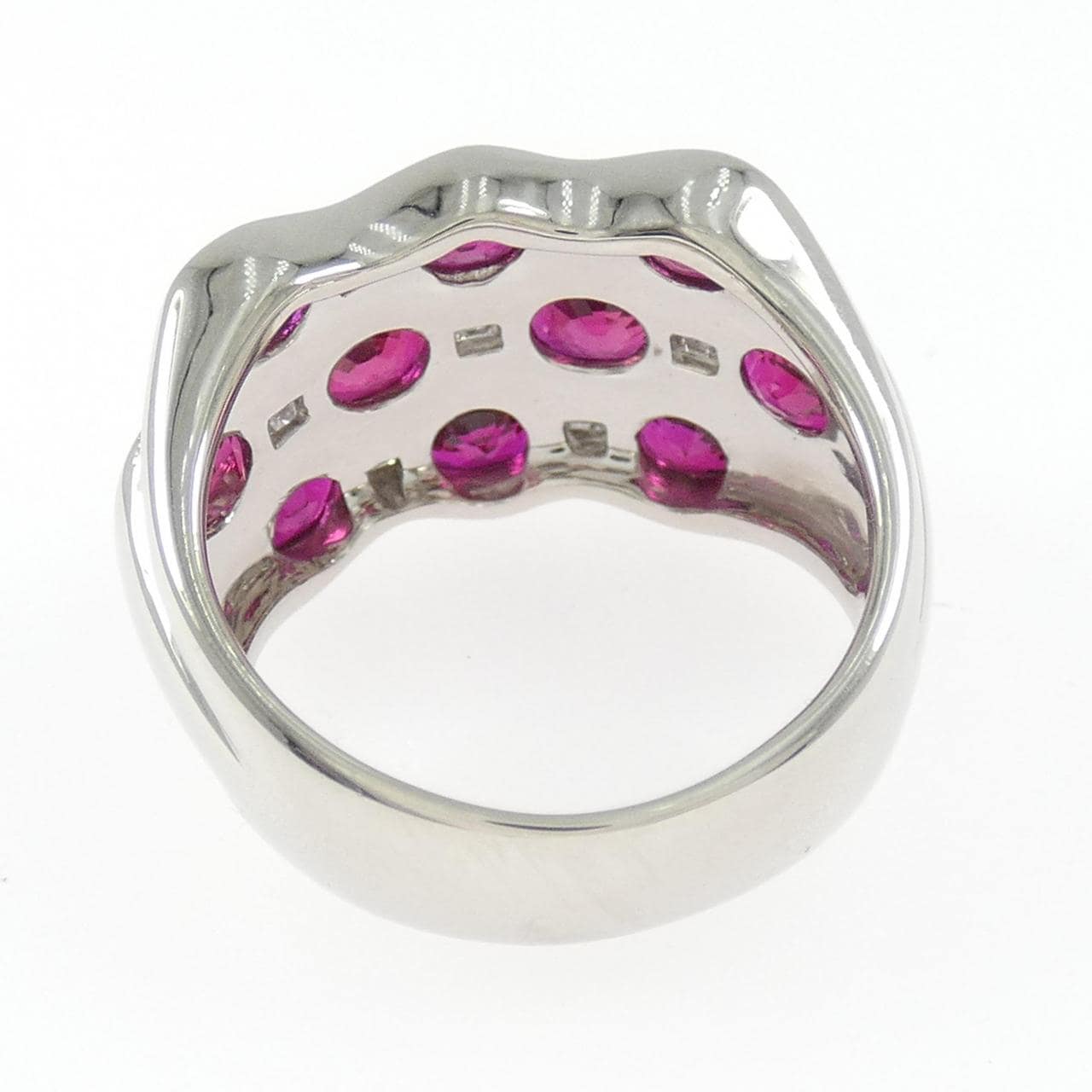 PT900 ルビー リング 3.54CT