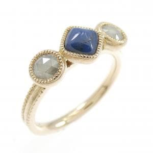 K10PG サファイヤ リング 0.35CT