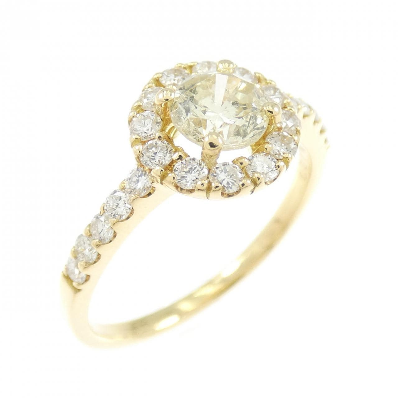 K18YG ダイヤモンド リング 0.526CT