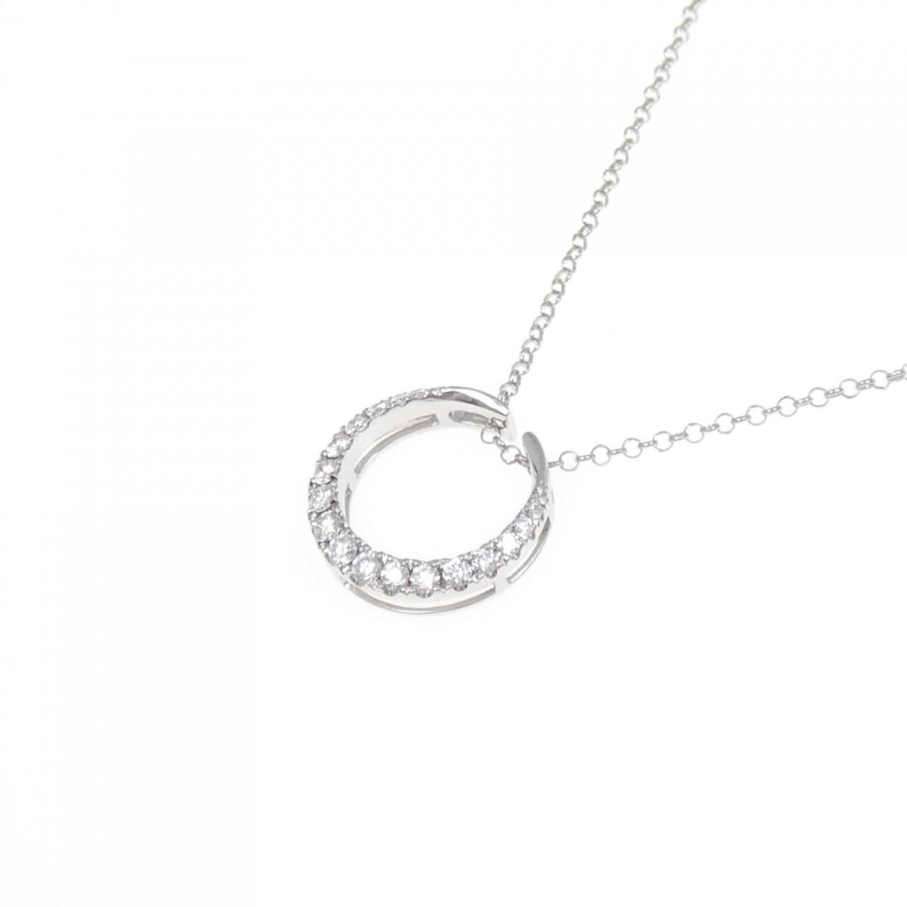 K18WG ダイヤモンド ネックレス 0.29CT
