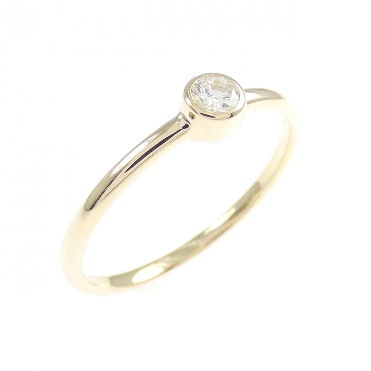 【リメイク】K10YG ダイヤモンド リング 0.10CT