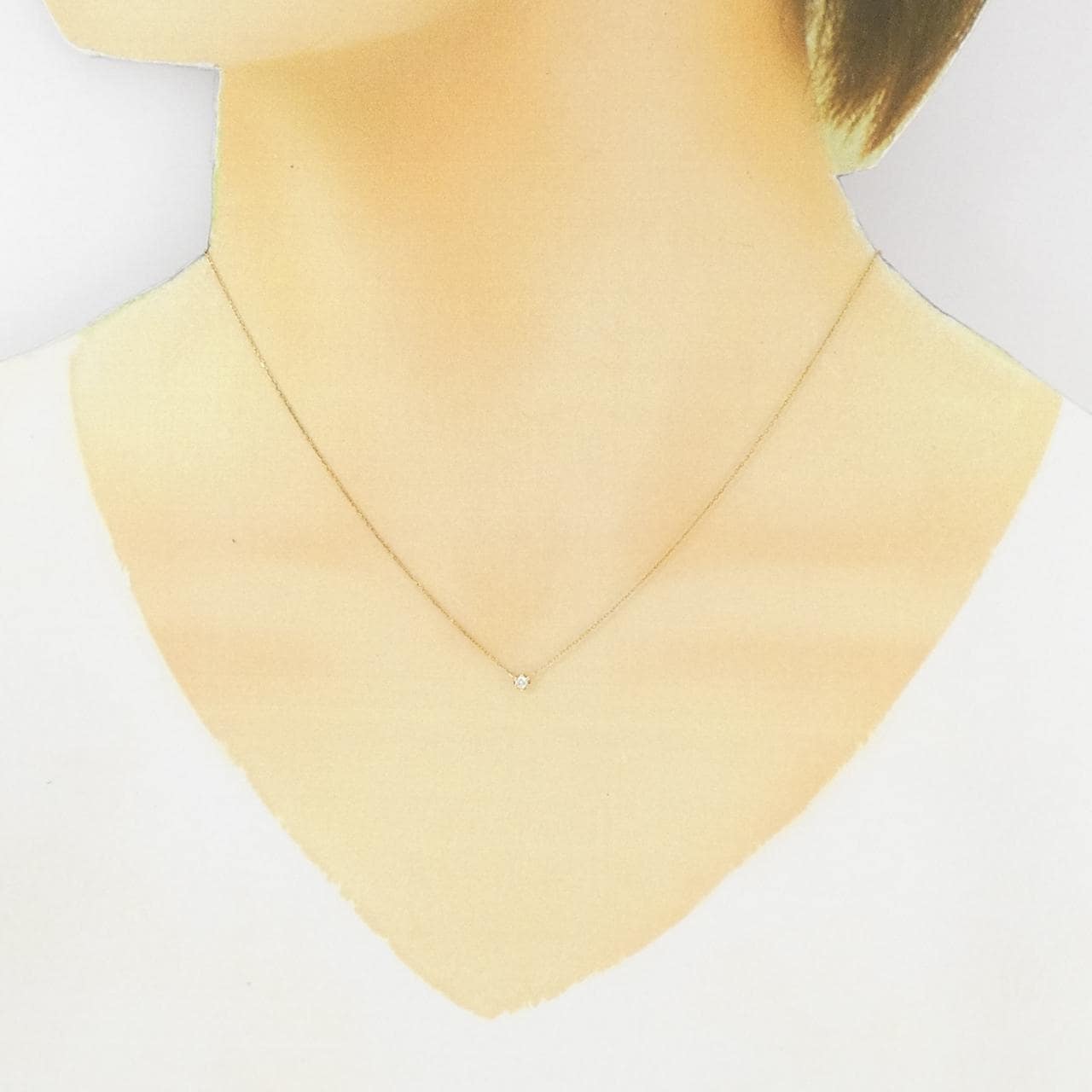 Ete鑽石項鍊 0.03CT