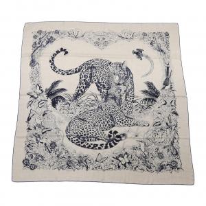 エルメス HERMES JUNGLE LOVE TATTOO 243352S カレジェアン140 ショール