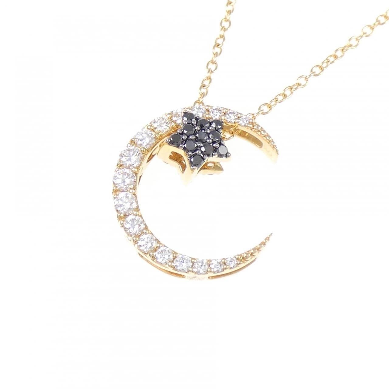 ポンテヴェキオ ビアンコ エ ネロ ネックレス 0.37CT